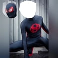thumbnail image 4 of El más nuevo disfraz de Spiderman de Anime, disfraz de COSPLAY de Miles Morales, estampado 3D en el versículo, mono Zentai de superhéroe para Halloween, 4 of 4