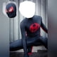 thumbnail image 4 of El más nuevo disfraz de Spiderman de Anime, disfraz de COSPLAY de Miles Morales, estampado 3D en el versículo, mono Zentai de superhéroe para Halloween, 4 of 4