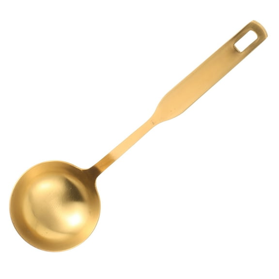 Cooking Ladle Stainless Steel Gravy Ladle Sauce Soup Spoon Wok Ladle Heavy Duty Kitchen Gadgets Utensil For Cooking Stirring Serving Soups