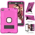 thumbnail image 5 of iPad mini 5 Case/iPad mini 4 Case with Screen Protector, Dteck Full Body Protection Rugged Shockproof Case Kickstand Hybrid Cover for iPad mini 5/4 7.9-inch, Rose, 5 of 6