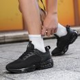 thumbnail image 3 of Men's Breathable Mesh Air Cushion Running Shoes, Lightweight Lace-Up Athletic Sneakers, Shock Absorbing Comfortable Footwear for Gym, Walking, and Daily Activities, 3 of 10