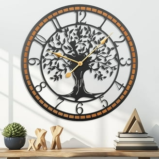 Vintage Style Oval French Wall Clock Galerie du Gaston - Walmart.com