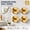 Brushed gold, variant on Suction Cup Hooks for Shower - No Drilling Needed Bathroom Hooks for Towels, Robes, Loofah - Mountable on Tile, Glass, Mirrors, Smooth Surfaces - Removable, 4pcs Chrome Finish