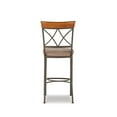 thumbnail image 6 of Home Square 29" Metal Bar Height Stool in Pewter Finish - Set of 2, 6 of 10