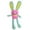 Green, variant on kjfeif 30cm Keychain Cute Stretchable Long Ears Bunny Doll Plushies Bag Pendant Soft Plush Toy Key Ring Pendant Accessories New Year for Women Teens Girls Kids Backpack Purse