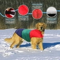 thumbnail image 3 of Dogcheer Colorful Dog Coat, Reversible Dog Winter Jacket Warm Pet Vest, Waterproof Dog Cold Weather Clothes Puppy Apparel for Small Medium Large Dogs, 3 of 6