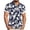 Black #, variant on Men's Hawaiian Shirt, Short Sleeve Button Down Casual Tropical Graphic Print Relaxed Fit Lightweight Aloha Shirt for Summer Vacation Red,2XL