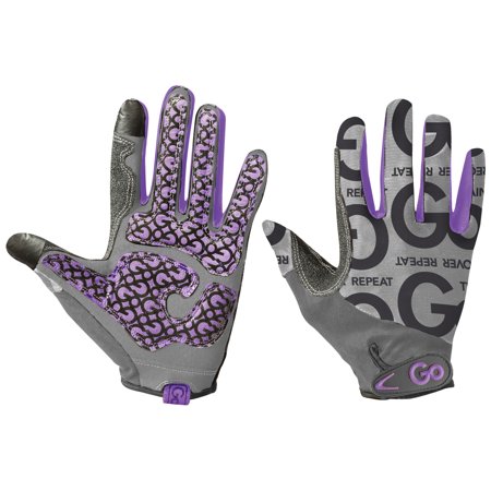 GoFit GF-WGFF-M/PPL Women s Pro Trainer Full-Finger Training Gloves (Medium)