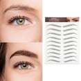 thumbnail image 4 of Unique Bargains Tatouage Simulation Sourcils pour Femmes 1 Pce Croissant, Noir, 4 of 5