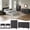 Black, variant on Aufeile 4 Piece Boho Dresser Set for Bedroom, 6 Drawer Dresser, 5 Drawer Tall Dresser & 2 Nightstands with & USB Charging, Fluted Wood Bedroom Furniture Set, Natural