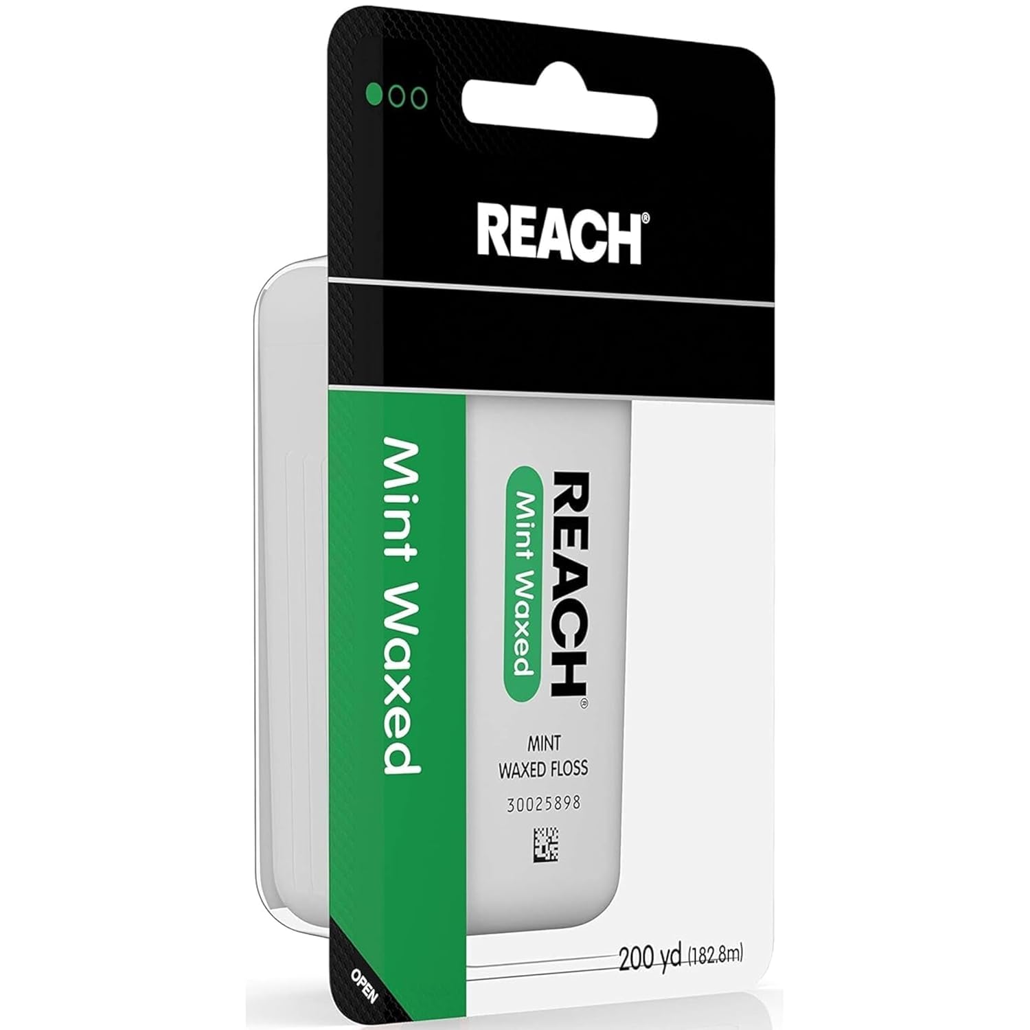 REACH Mint Waxed Floss 200 Yards (Pack of 8)
