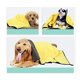 thumbnail image 1 of Toalla de secado para perros Toalla de baño para mascotas de microfibra de absorción de agua súper rápida (S), 1 of 5