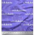 thumbnail image 1 of Soimoi Satin Silk Fabric Monuments Shirting Print Fabric by Yard 42 Inch Wide, 1 of 1