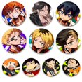 thumbnail image 2 of Haikyuu!! Broches de Anime Shoyo Hinata Tobio Kageyama Daichi Sawamura Sugawara Koushi, insignia de dibujos animados, pines de hojalata hechos a mano, 2 of 5