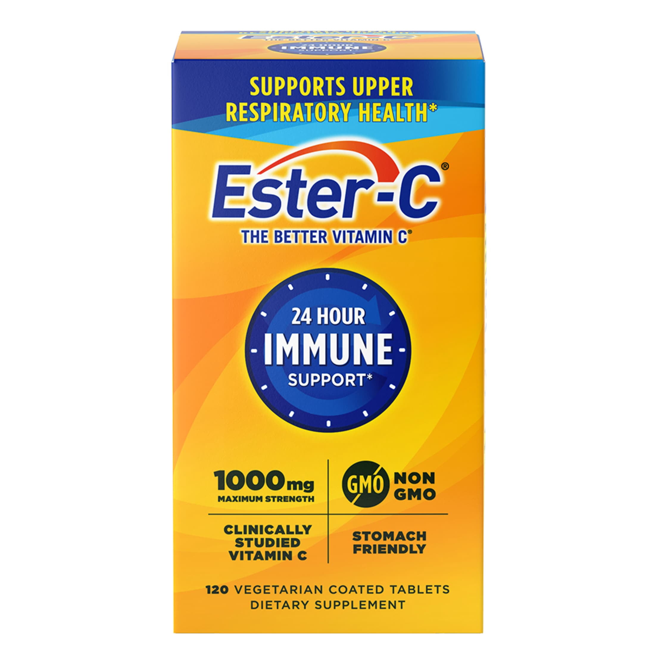 (2 pack) Ester-C Vitamin C, Immune Support Tablets, 1000 Mg, 120 Ct