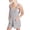 Gray, variant on Girls Short Romper Tie Strap Sleeveless One Piece Jumpsuits with Pockets Loose Casual Travel Summer Clothes (13 Years, Hot Pink)