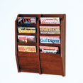 thumbnail image 1 of Pemberly Row 8 Pocket Magazine Wall Rack in Mahogany, 1 of 1