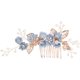 thumbnail image 3 of Tocado De Novia Con Peine De Cristal Accesorios Para El Cabello Nupcial Para Bodas Fiestas Y Eventos Especiales, 3 of 4