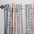 thumbnail image 3 of Carson Carrington  Tangsatter 'Grunge Line' Modern Curtain Single Panel 52 in. wide x 95 in. high - 1 Panel 95 Inches, 3 of 5