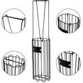 thumbnail image 3 of Portable Tennis Ball Hopper, Tennis Picker Collector with Handle, Metal Tennis Ball Retriever Basket for Easy Carrying, Tennis Holder Container Training Tool for Pickup, Storage, Practice, 3 of 8
