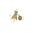 thumbnail image 3 of Living District Halycon 6" Wall Sconce In Satin Gold, 3 of 8