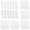 White*5, variant on CHENjy 12 Pcs Clear Blind Clips for Valance, Hidden Valance Clips, Acrylic No Drill Holders, 2 Inch Plastic Retainer for Horizontal Window Blinds Replacement