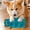 Blue, variant on Byujiro Stuffing-free Squeaky Animal Plush Dog Toy, Flat No-filler Durable Chew Pet Play Accessory, Animal Shaped Squeaker Toy for Small Medium Dogs