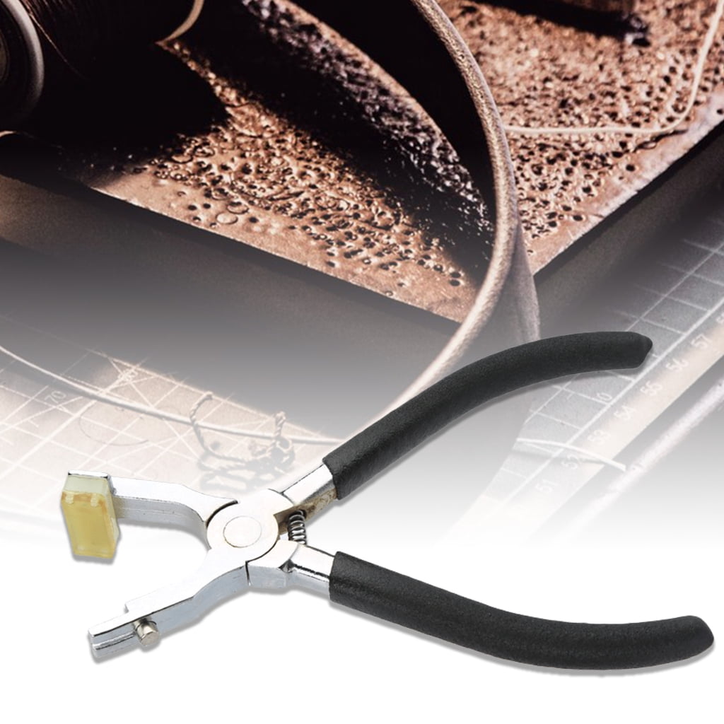 Leather Hole Punching Pliers Leather Hole Punches Tool for Leather Working Crafting Leather Belt Pet Collars Watch Strap