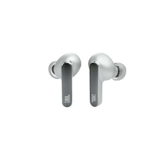 JBL Live Pro 2 TWS True Wireless Noise Cancelling Bluetooth Earbuds – Silver (Sold Without Manufacturer Warranty)