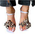 thumbnail image 4 of Sandalias de verano para mujer, sandalias planas sin cordones, zapatos romanos de cristal, sandalias informales con punta abierta Wmkox8yii  nm8108, 4 of 9
