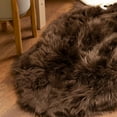 thumbnail image 6 of Super Area Rug Glam Solid Print Shag Area Rug, 2' x 6', 6 of 7