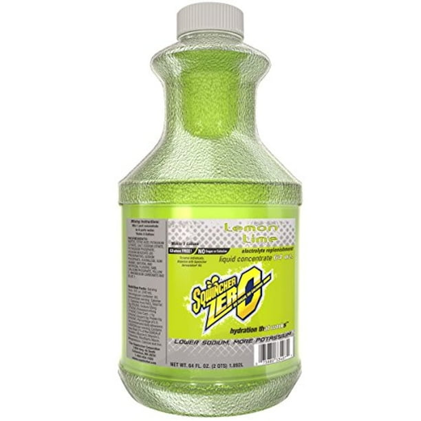 Sugar Free Sports Drink Mix Liquid Concentrate, LemonLime 64 Oz