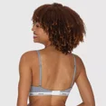 thumbnail image 3 of Hanes Originals Women's Stretch Cotton T-Shirt Underwire Bra MHO105 Color-Gray, Size 34B-40D, 3 of 6