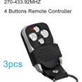 thumbnail image 2 of Remote Control [3pcs],Electric Remote,for Garage Door Universal 270-433.92MHz with 4 Duplicate Buttons, 2 of 5