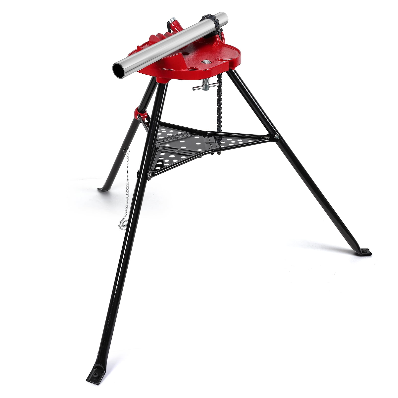 Tripod Pipe Chain Vise Stand, 1/8" 6" Capacity, Longlasting Pipe