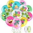 thumbnail image 1 of Decoración con globos de fiesta Zhanmai Hawaiian Aloha, 50 unidades, 1 of 6
