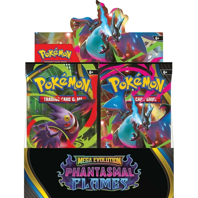 pokemon tcg: mega evolutions phantasmal flames booster display box Pokemon TCG: Mega Evolutions Phantasmal Flames Booster Display Box