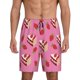 thumbnail image 1 of Fotbe Strawberry Cake Pantalones Cortos de Pijama para Hombre, Ropa de Dormir, Pantalones de Pijama Cortos para Hombre-3X-Large, 1 of 6