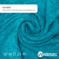 thumbnail image 4 of Weidemans 100% Cotton Washcloths 12 Pieces Towel Set | Fingertip Washcloth 13" X 13" | Towels for Bathroom, Hand, Kitchen, Cleaning | Machine Washable high Absorbency Bathroom Face Towels | Teal Blue, 4 of 11