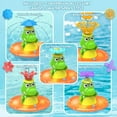 thumbnail image 3 of Light-Up Crocodile Bath Toy with 4 Spray Modes, Floating Sprinkler for Toddlers and Kids Ages 1-8, Multicolor Bathtub Water Toy, 3 of 10