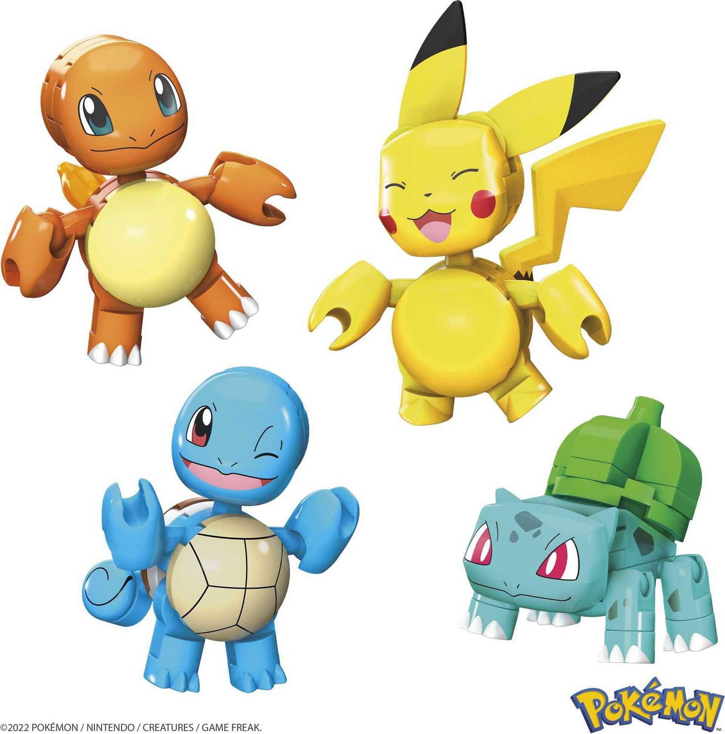 MEGA Pokémon Équipe de la Région de Kanto coffret 4 figurines