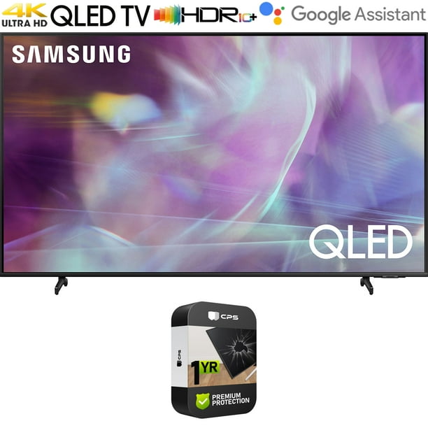 ga werken Elektrisch vernieuwen Samsung QN55Q60AA 55 Inch QLED Q60A 4K Smart TV (2021) Bundle with Premium  Extended Warranty - Walmart.com