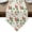 White, variant on Strawberry Table Runner Linen Burlap Table Runner 108 Inches Long Fruits Green Palm Leaves Red Watercolor Dresser Scarves for Kitchen Island Coffee Dining Room Party Wedding Holiday Decor 13"x108"