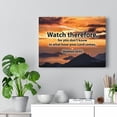 thumbnail image 3 of Scripture Walls Watch Therefore Matthew 24:42 Christian Home Decor Bible Art Unframed, 3 of 7
