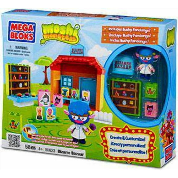 Mega Bloks Moshi Monsters Bizarre Bazaar Play Set