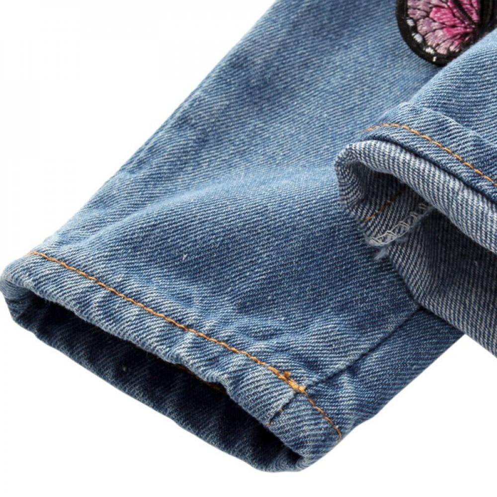 LCW Kids Jean Fille Brodé Pantalon -W5EJ68Z1-SHK - LC Waikiki