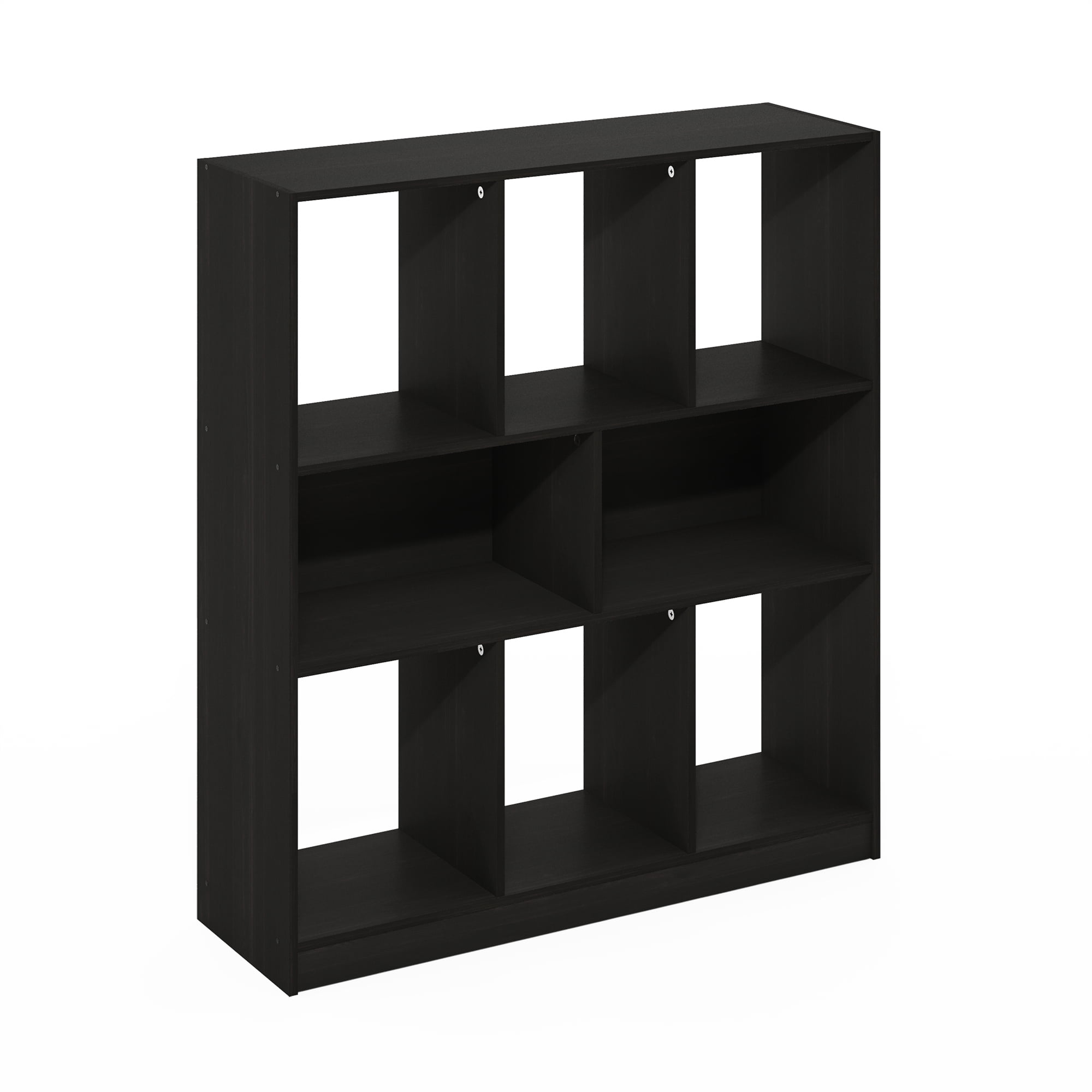 Furinno Daly 8-Cube Horizontal Bookcase, Bookshelf, Storage Organizer, 35 Width, Espresso