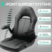 Dowinx Ergonomic Gaming Chair, Breathable Leather with Pocket Spring Cushion