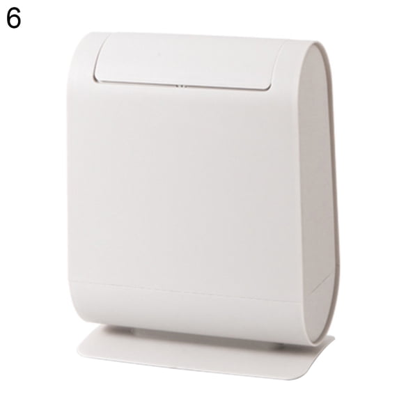 FaLX Narrow Trash Can Bathroom Toilet Brush Waste Bin Bucket Garbage Bag Dispenser