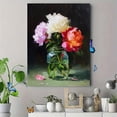 thumbnail image 4 of Peony Still Life Oil Painting Canvas Print Wall Art for Living Room Office Hotel Entryway, 4 of 8